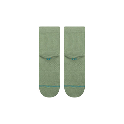 Icon Quarter Socks - Sage - LG