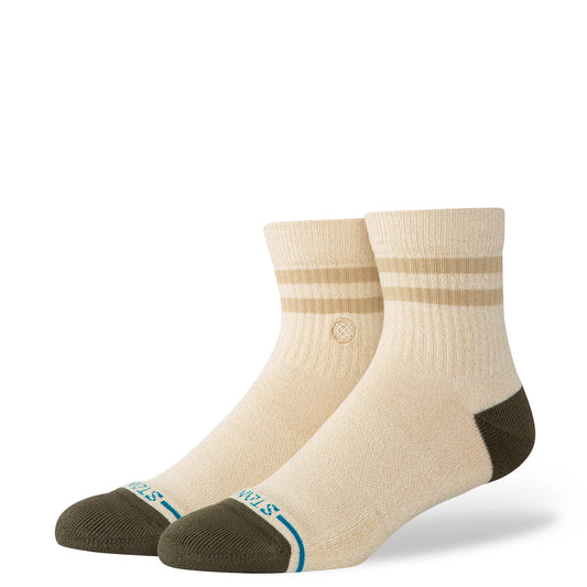 Marled Stripe Quarter - Ivory - LG