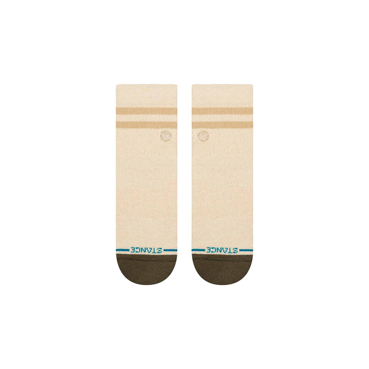Marled Stripe Quarter - Ivory - LG