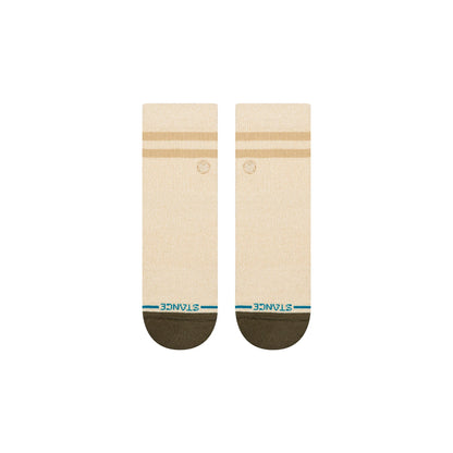 Marled Stripe Quarter - Ivory - LG