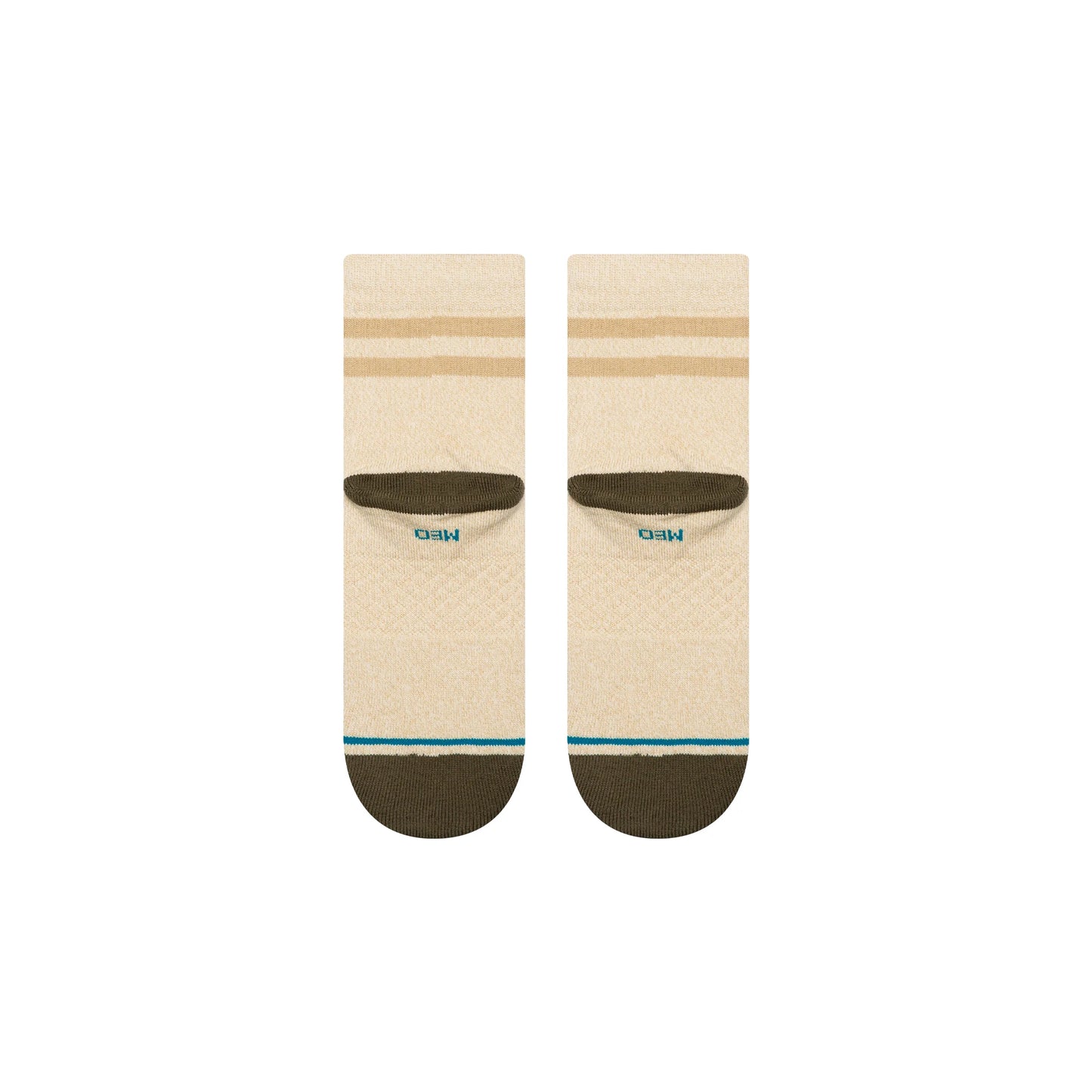 Marled Stripe Quarter - Ivory - LG