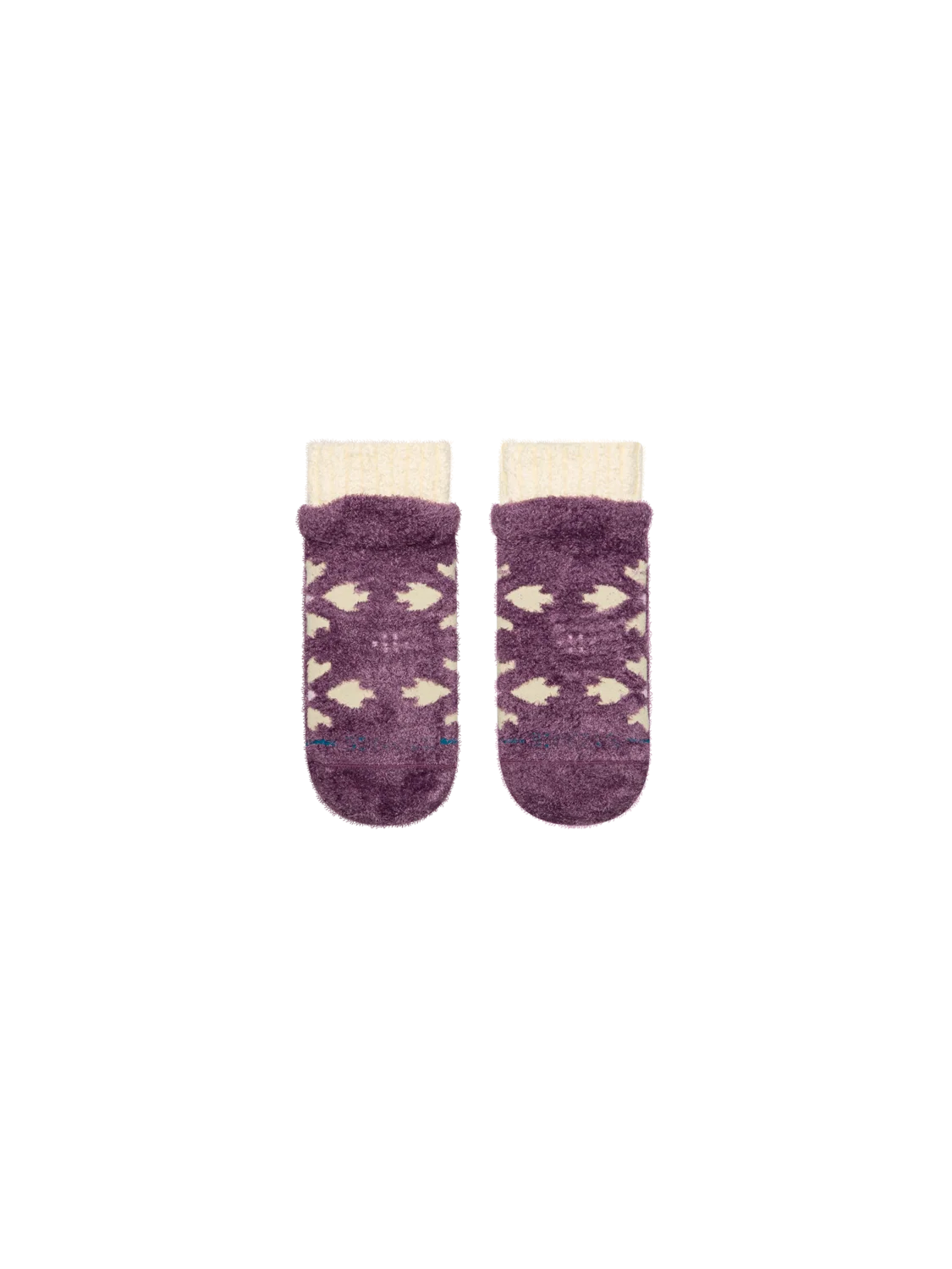 Sugar Plum Cozy Slipper Sock - Purple - MD