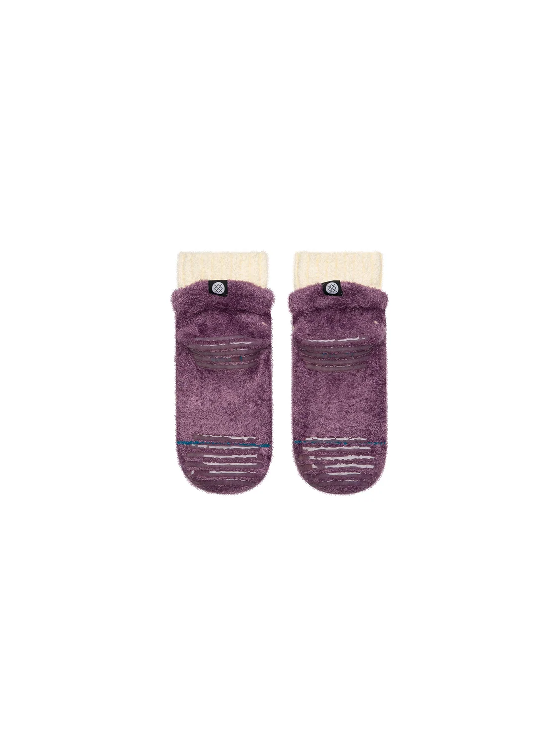 Sugar Plum Cozy Slipper Sock - Purple - MD