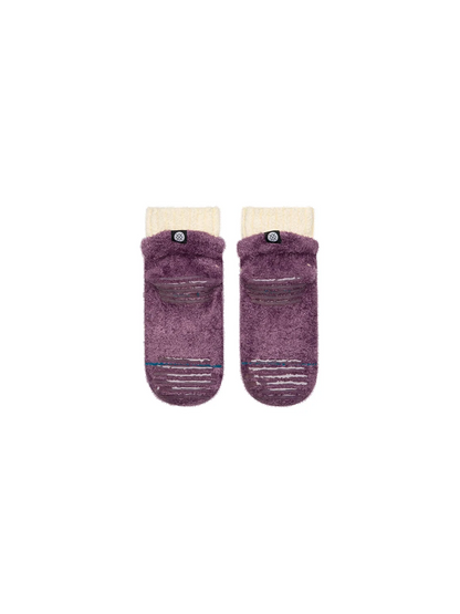 Sugar Plum Cozy Slipper Sock - Purple - MD