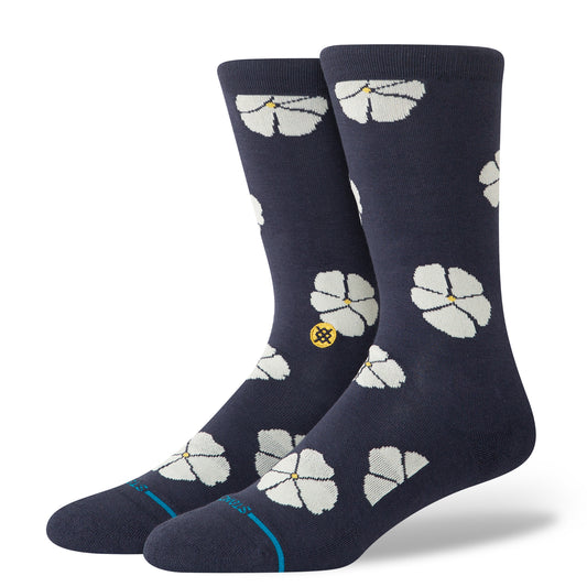 Floral Crew - Navy - LG