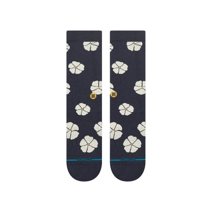 Floral Crew - Navy - LG