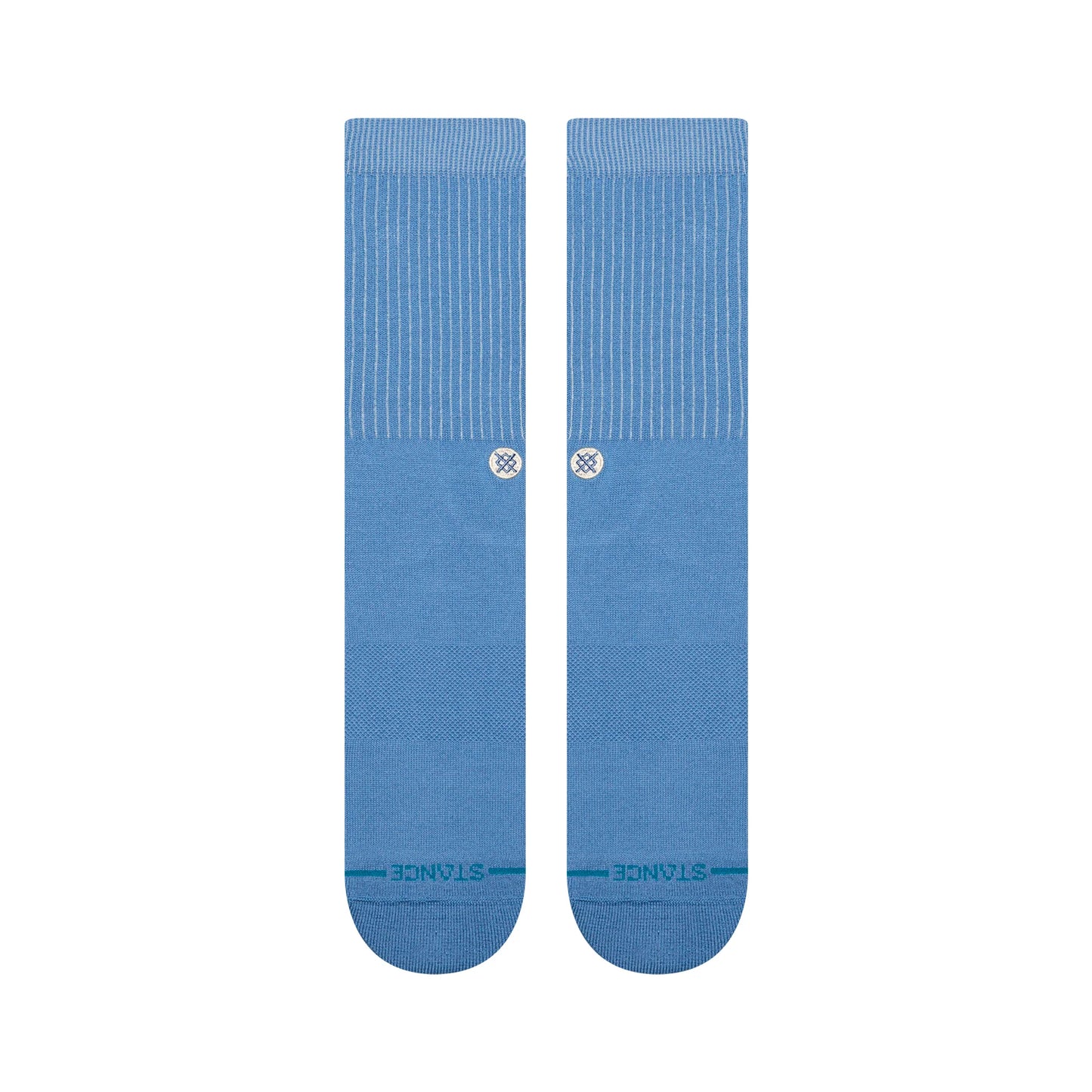Icon Pop Crew Socks - Capri Blue - LG