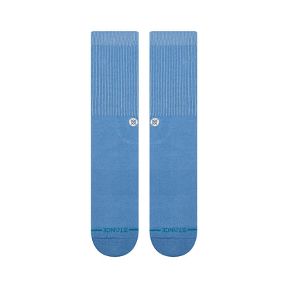 Icon Pop Crew Socks - Capri Blue - LG