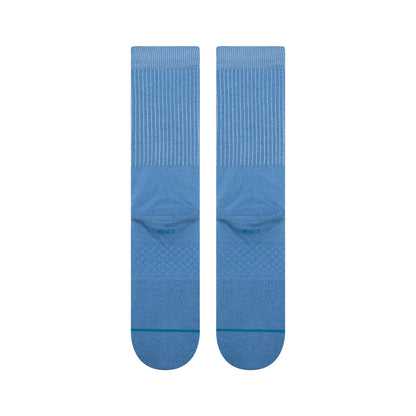 Icon Pop Crew Socks - Capri Blue - LG