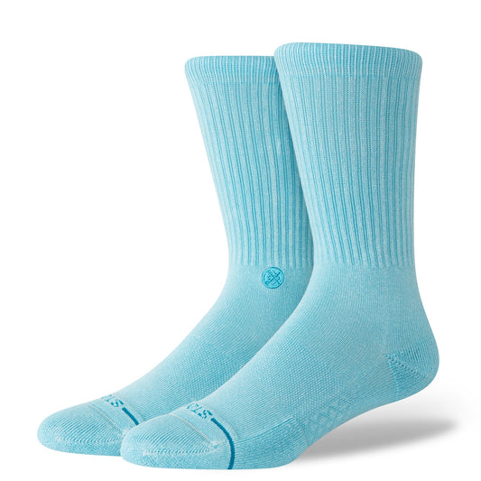 Icon Dyed Crew Socks - Electric Blue