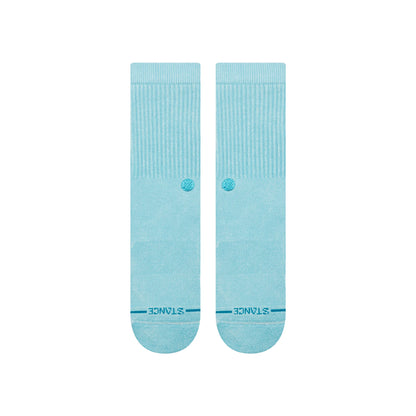Icon Dyed Crew Socks - Electric Blue