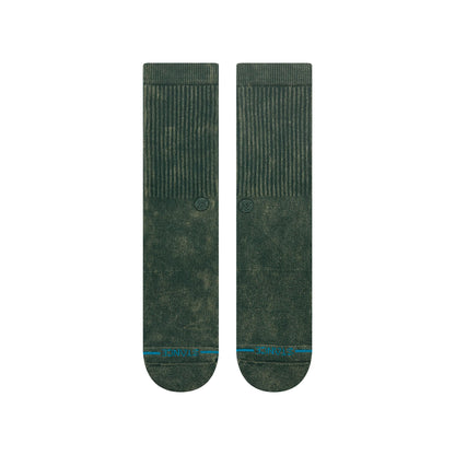 Icon Dyed Crew Socks - Pine