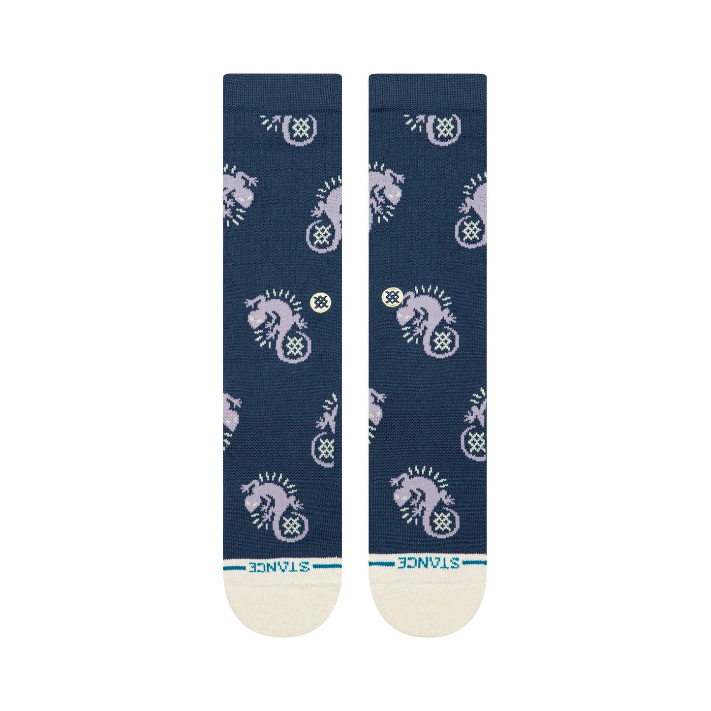 Gecko Crew Socks - Purple - LG