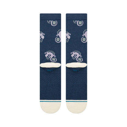 Gecko Crew Socks - Purple - LG