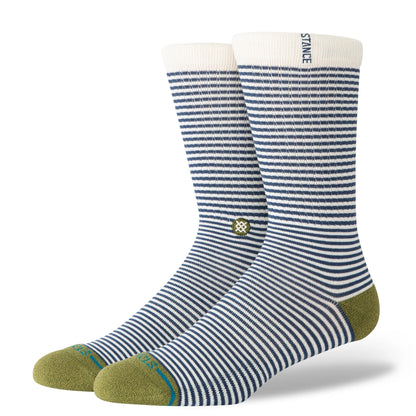 Mini Bar Crew Socks - Olive - LG