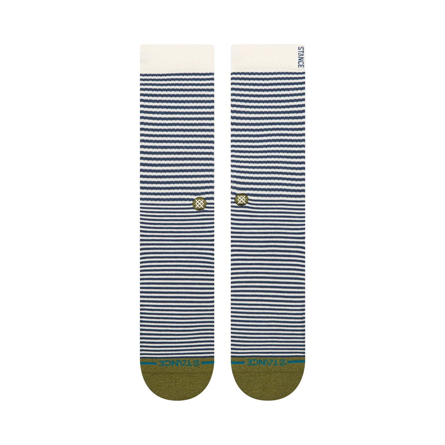 Mini Bar Crew Socks - Olive - LG