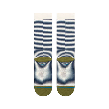 Mini Bar Crew Socks - Olive - LG
