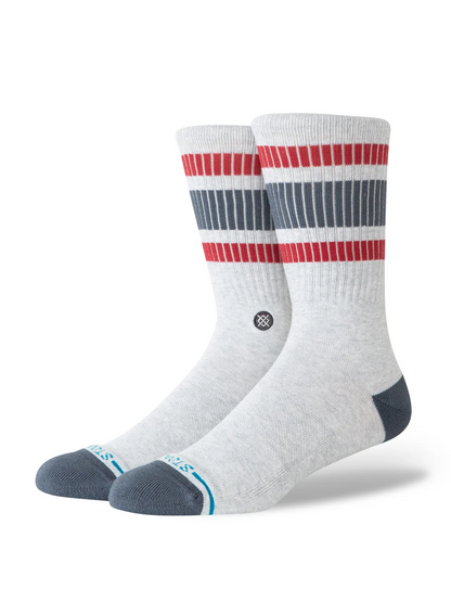 Boyd Pop Stitch Crew - Heather Grey - LG