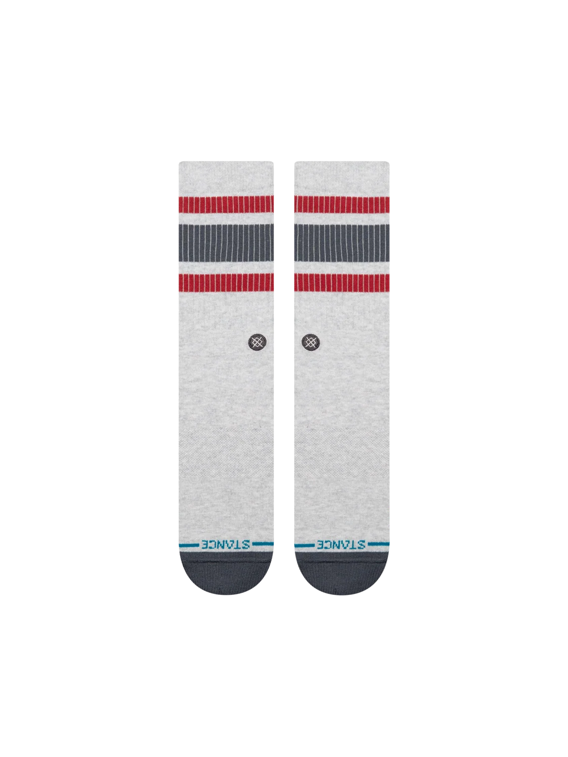 Boyd Pop Stitch Crew - Heather Grey - LG