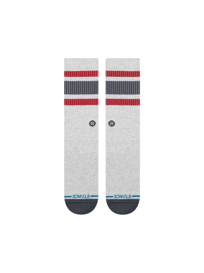 Boyd Pop Stitch Crew - Heather Grey - LG