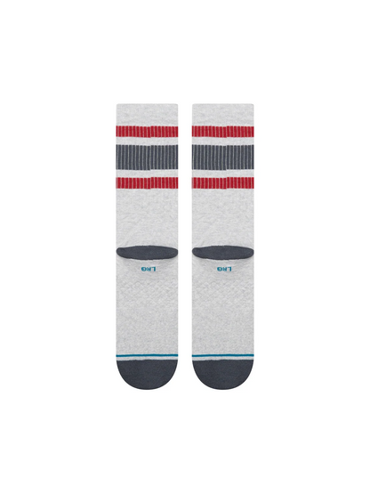 Boyd Pop Stitch Crew - Heather Grey - LG