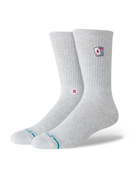 Hit Me Crew - Heather Grey - LG