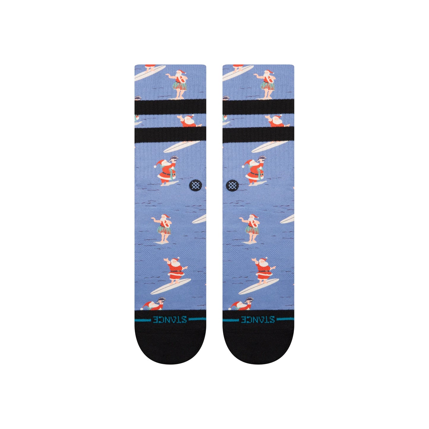 Surfing Santa Crew - Blue