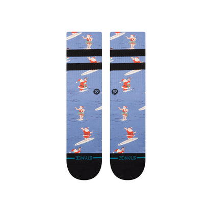 Surfing Santa Crew - Blue