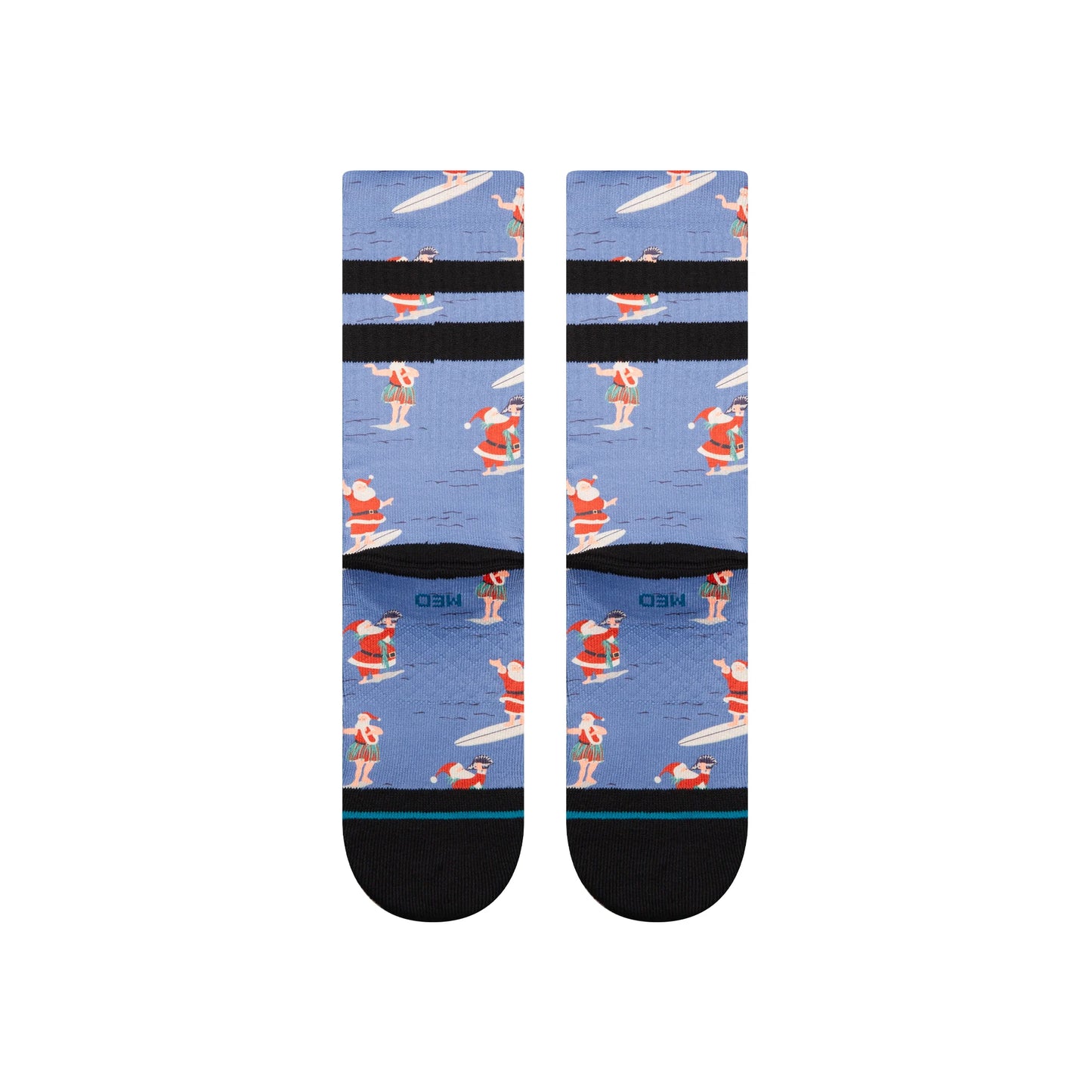 Surfing Santa Crew - Blue