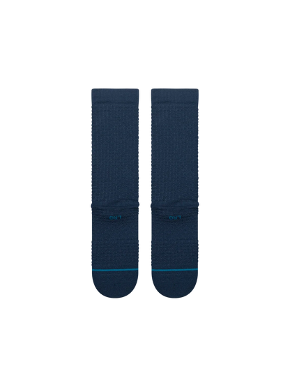 Navy Waffle Crew - LG