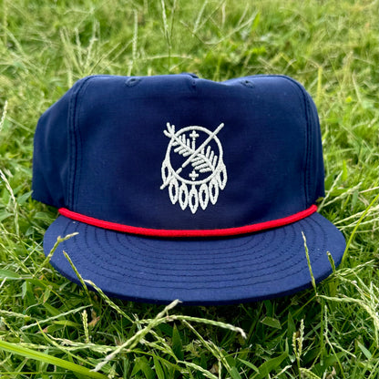 Osage Rope Hat - Navy