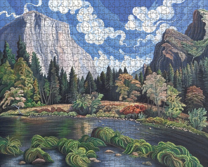 Phyllis Shafer: Autumn in Yosemite Valley 1000-Piece Jigsaw Puzzle