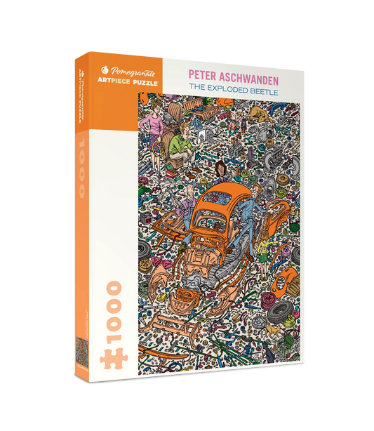 Peter Aschwanden: The Exploded Beetle 1000-Piece Jigsaw Puzzle