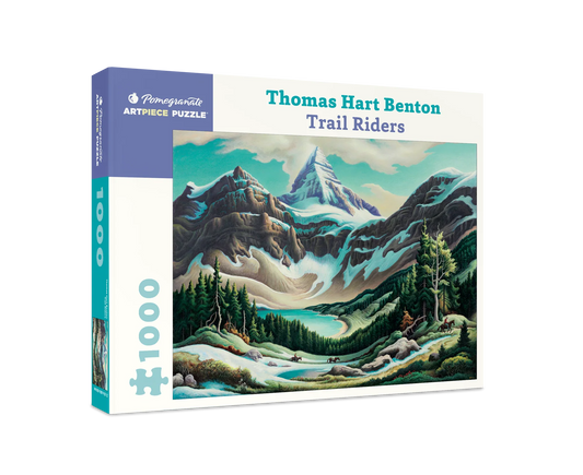 Thomas Hart Benton: Trail Riders 1000-Piece Jigsaw Puzzle