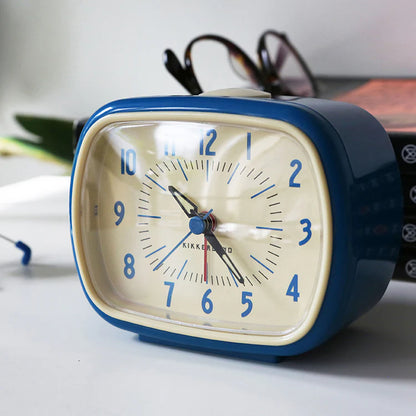 Retro Alarm Clock - Blue