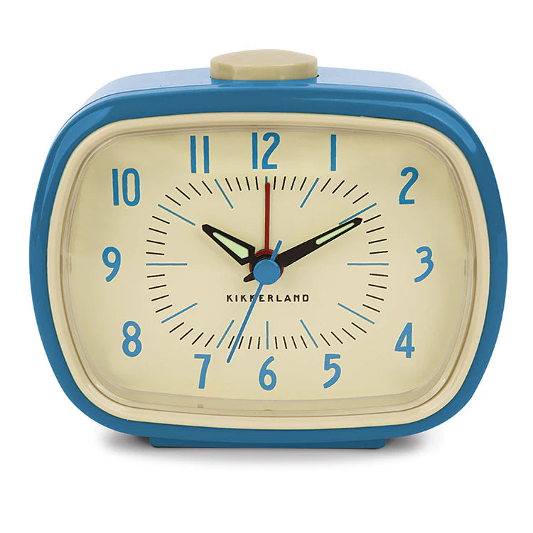 Retro Alarm Clock - Blue