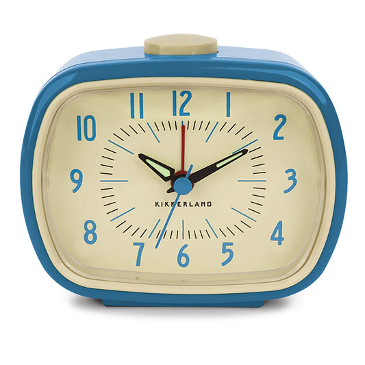Retro Alarm Clock - Blue