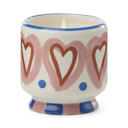 A Dopo Candle - Hearts Rosewood Vanilla