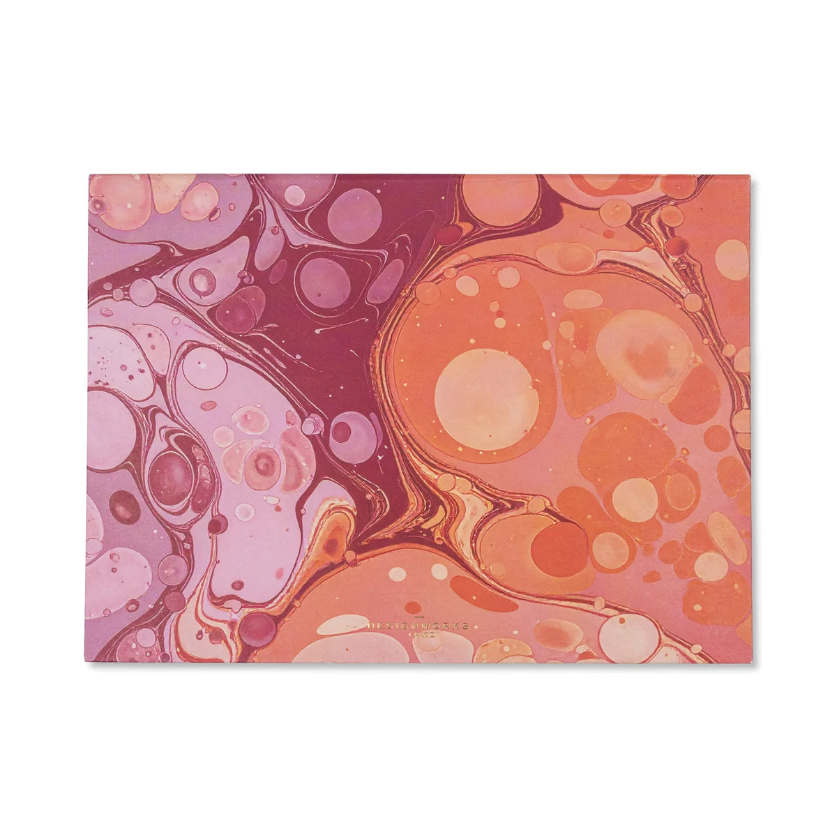 Marble Weekly Planner Notepad - Cherry Peach