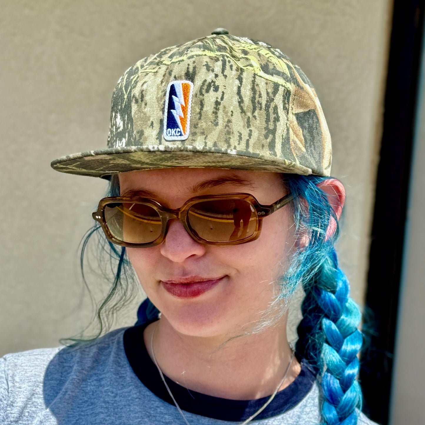 OKC Bolt Logo Patch Hat - Camo