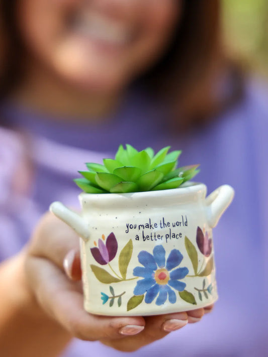 Crock Planter - World Better