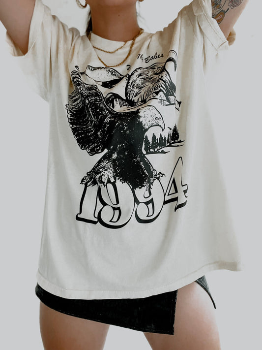 1994 Eagle Graphic Tee - Ash Grey