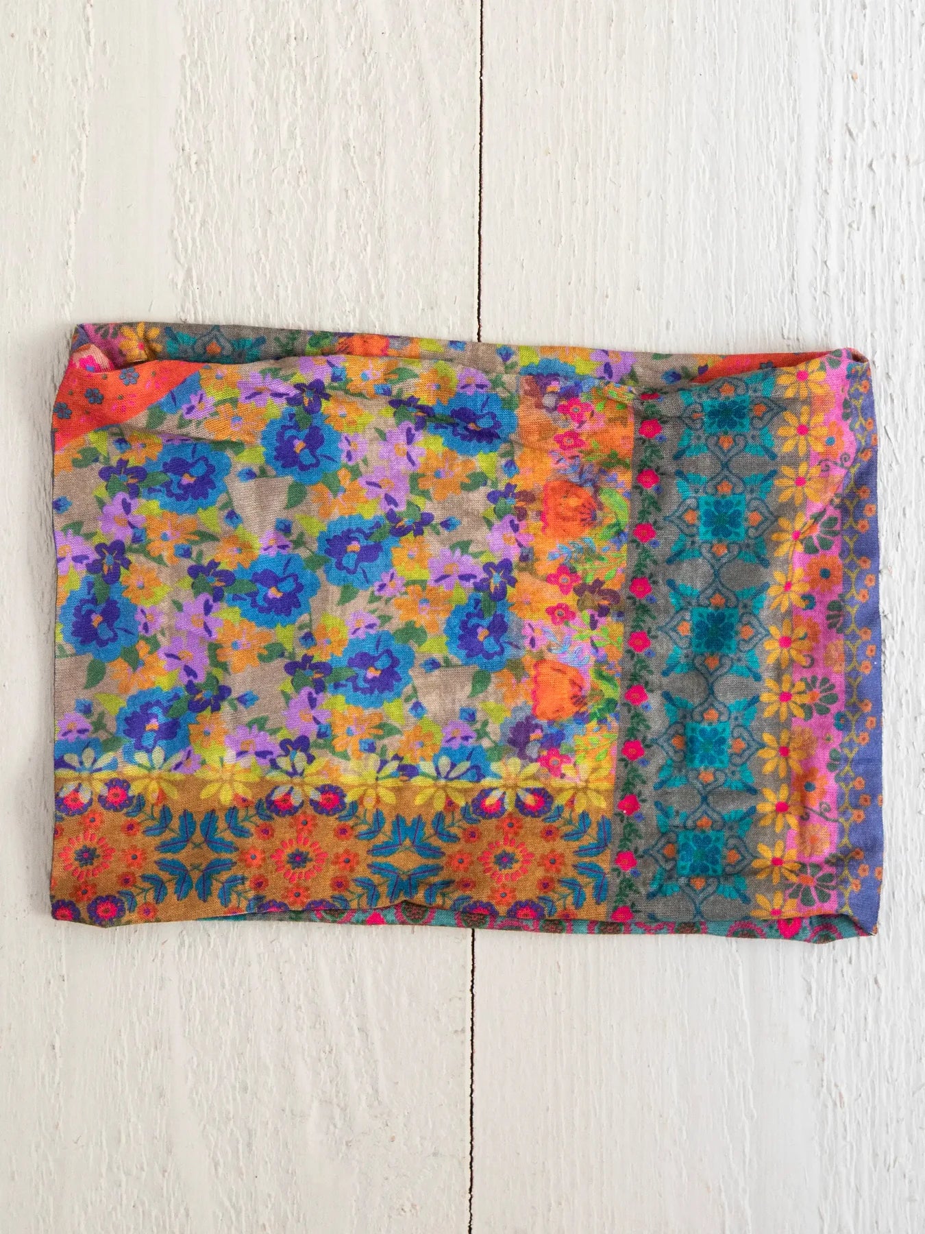 Half Bandeau - Folk Flower Patchwork