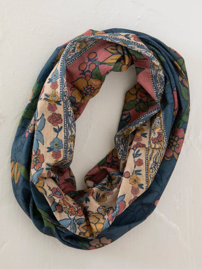 Boho Bandeau Blue Riviera Floral