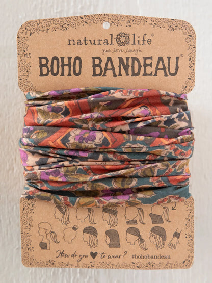Boho Bandeau Brown Tuscany Border