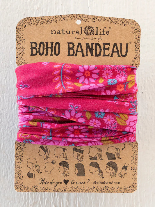Boho Bandeau - Merlot Floral