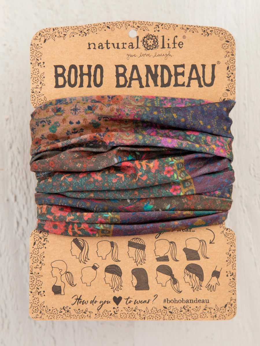 Natural Life Boho Bandeau - Dark Patchwork