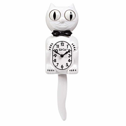 White Kit Cat Klock