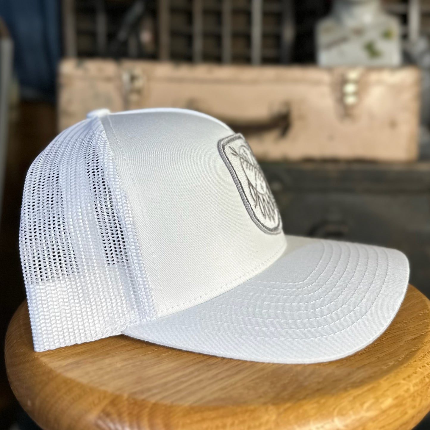 White Osage Trucker - White