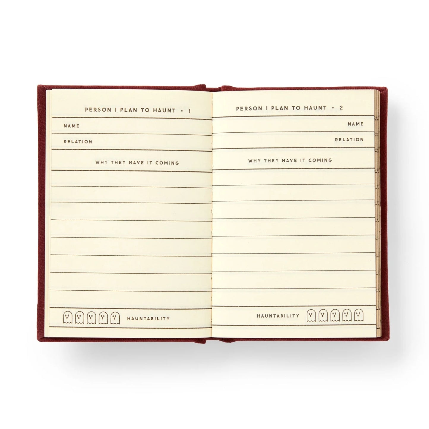 People I Plan To Haunt Tiny Diary